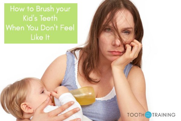 Three tips for how to motivate yourself to brush your baby's teeth when you don't feel like it--written by a pediatric dentist